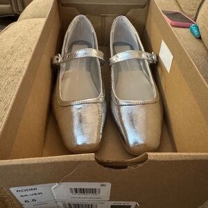 Dolce Vita Silver Rodni Mary Jane Flats